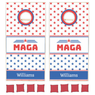 MAGA Patriotic USA Cornhole Set