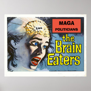 MAGA Politicians, Lies, edit text Poster
