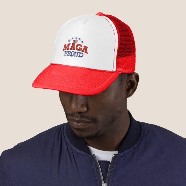 MAGA Proud Trucker Hat (In Situ)
