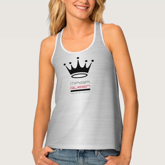 MAGA Queen Melania Trump Women's Tank Top (Front)