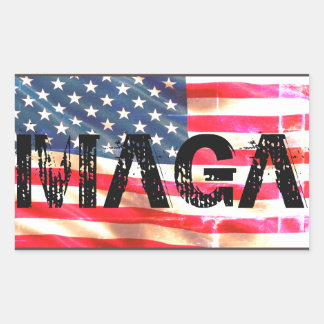 MAGA RECTANGULAR STICKER