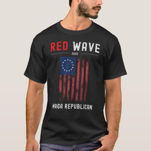 MAGA Republican Red Wave 2022 Anti Biden  T_Shirt