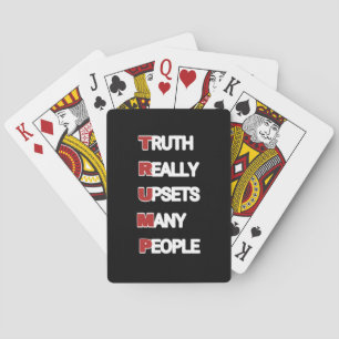 MAGA Support Republican Donald Trump Conservative Poker Cards