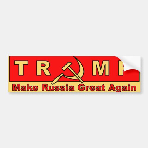 MAGA Trump Russia Ukraine election putin  Bumper Sticker