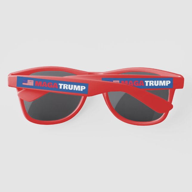 MAGA TRUMP  RWB SUNGLASSES (Back)