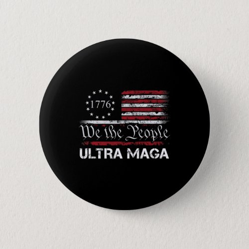 Maga _ We The People Proud Republican Usa Flag  Button