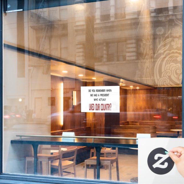 MAGA WINDOW CLING (Cafe Window)