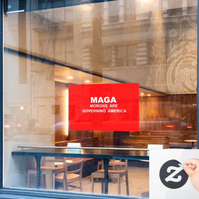 MAGA  WINDOW CLING (Cafe Window)