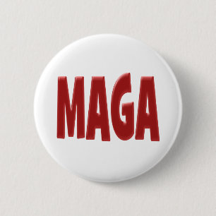 MAGA with red text Button