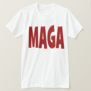 MAGA with red text T-Shirt