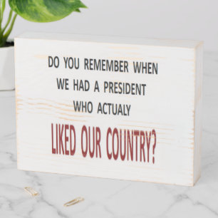 MAGA WOODEN BOX SIGN