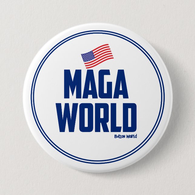 MAGA World Button (Front)