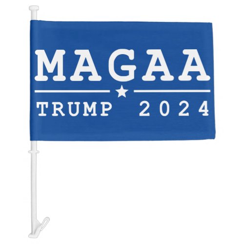 MAGAAgain TRUMP 2024 CAR FLAG