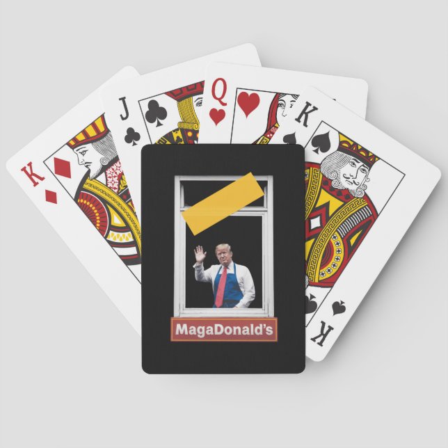 MAGADonald's Trump 2024 Poker Cards (Back)