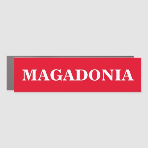 MAGADONIA CAR MAGNET