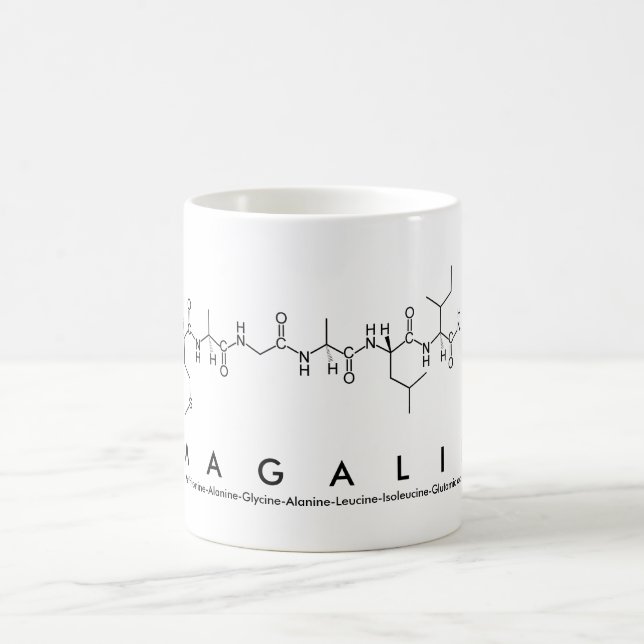 Magalie peptide name mug (Center)