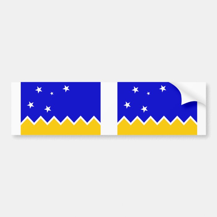 Magallanes, Chile, Antarctica flag Bumper Sticker