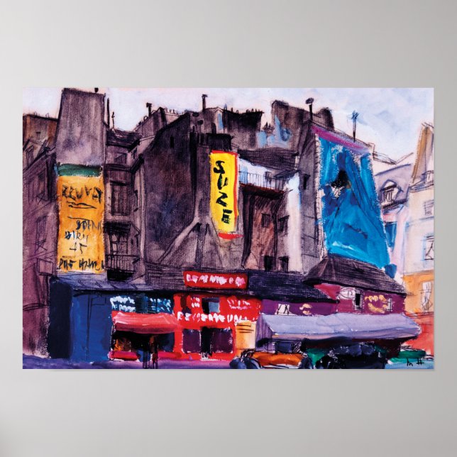 magasins de Paris en 1930 Poster (Front)