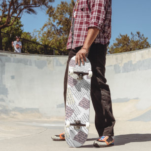 Magazine Aesthetic – Retro Editorial Style Skateboard