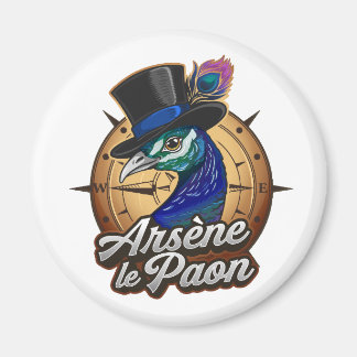 Magazine color "Arsène le Paon" Magnet
