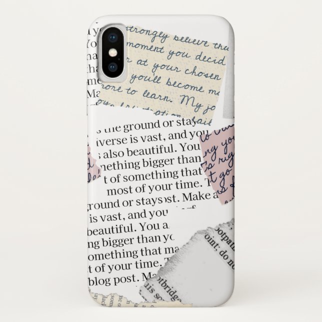 "Magazine Cover Aesthetic – iPhone Case Edition" (Back)