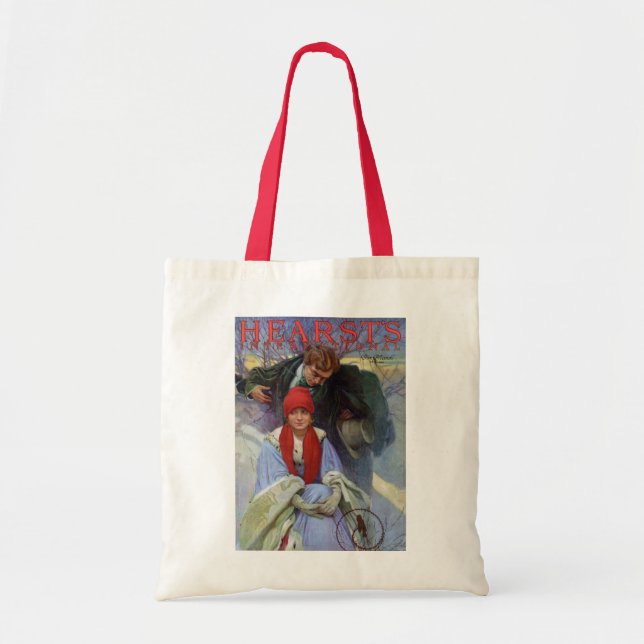 Magazine Cover, Alphonse Mucha Tote Bag (Front)