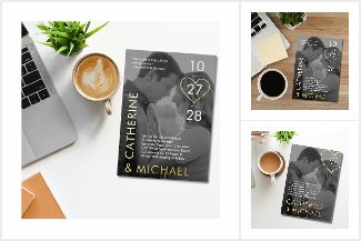 Magazine Cover Dark Photo Modern Minimalist