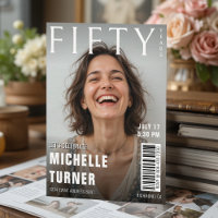 Magazine Cover Photo 50th Birthday Party