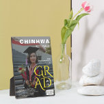 Magazine Cover Photo Graduation Keepsake Plaque<br><div class="desc">Capture the essence of your graduate's milestone moment with our "Magazine Cover Photo Graduation Keepsake Plaque." Designed to immortalize their achievement in a unique and glamorous way, this plaque transforms their graduation photo into a stunning magazine cover. Customizable with headlines and personal achievements, it's a timeless piece that brings the...</div>