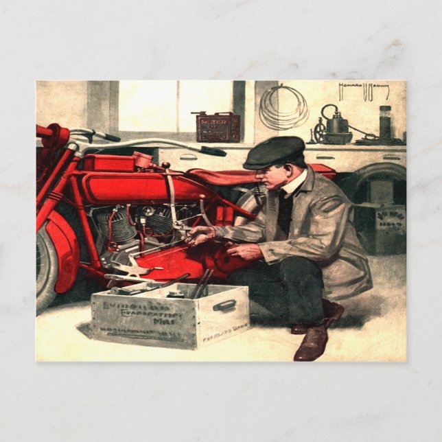 Magazine Cover Postcard From 1919 [light tone] (Front)