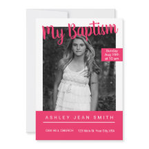 Magazine Cover Teen Baptism