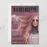Magazine Cover With Your Photo Bachelorette Party Invitation at Zazzle