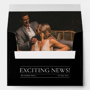 Magazine Editorial Newspaper Photos Wedding Invite Envelope