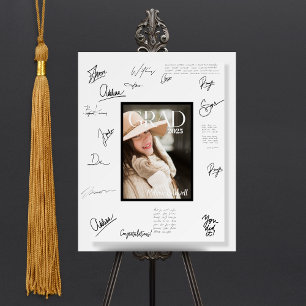Magazine-Inspired Graduation Party Invitation Foam Board