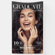 Magazine Newspaper Graduation Party Photo