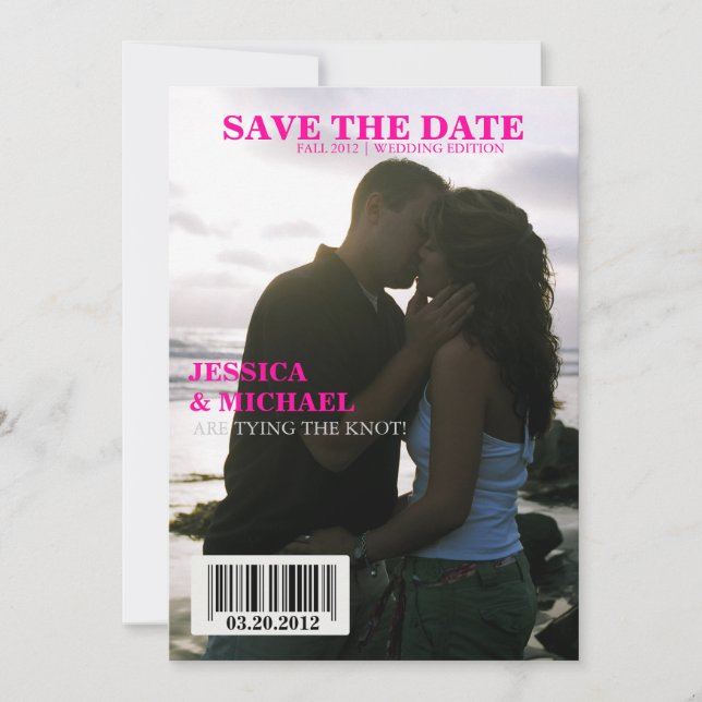Magazine Save the Date (Front)