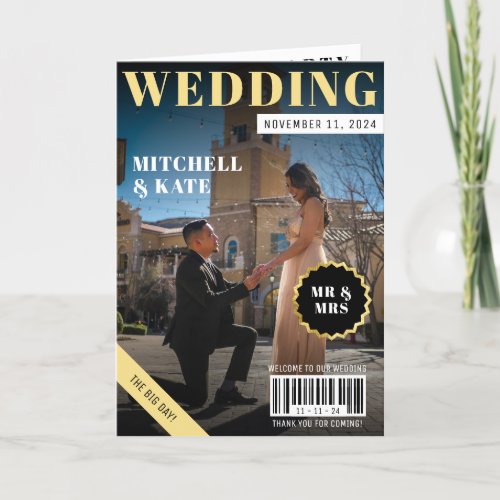 Magazine Wedding Program