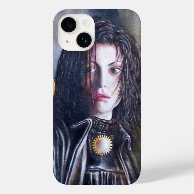 MAGDALEN AND POMEGRANATE Black White Red Case-Mate iPhone Case (Back)