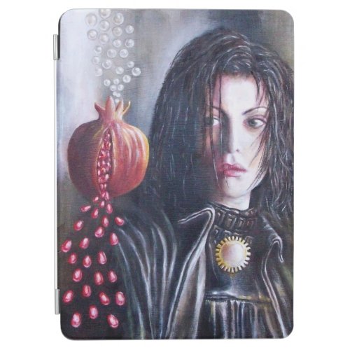 MAGDALEN AND POMEGRANATE Black White Red iPad Air Cover