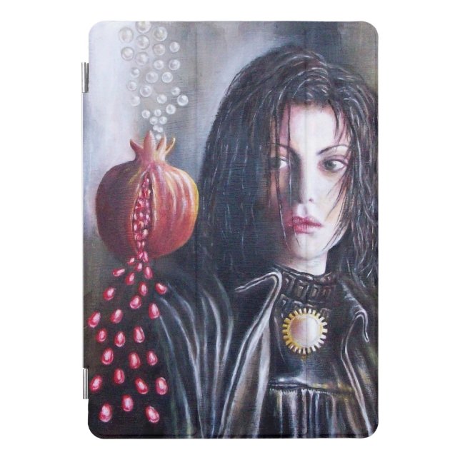 MAGDALEN AND POMEGRANATE Black White Red iPad Pro Cover (Front)