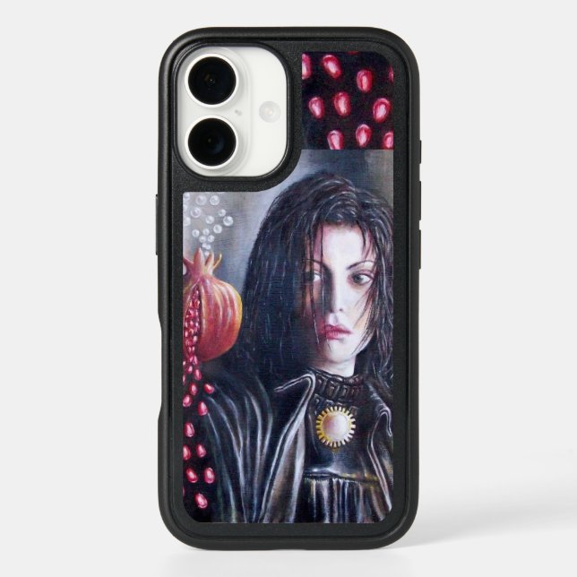 MAGDALEN AND POMEGRANATE Black White Red  OtterBox iPhone Case (Back)