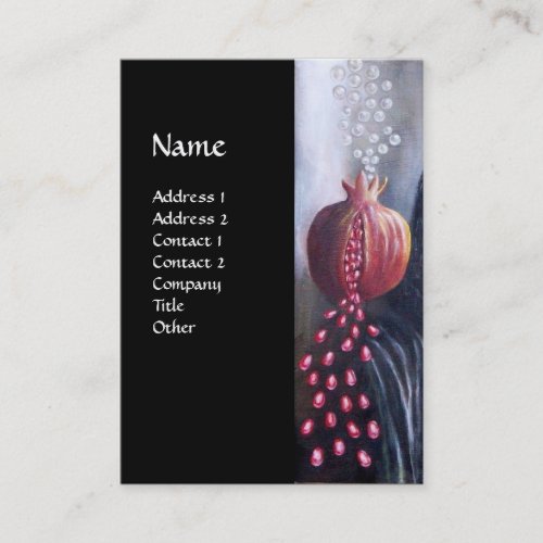 MAGDALEN black white red yellow Business Card