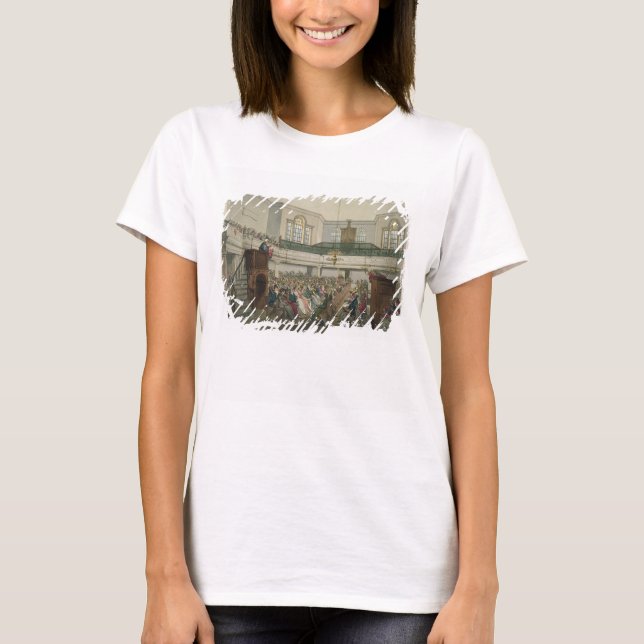 Magdalen Chapel, from 'Ackermann's Microcosm of Lo T-Shirt (Front)