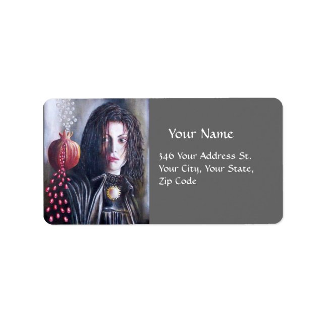 MAGDALEN pink brown red yellow Label (Front)