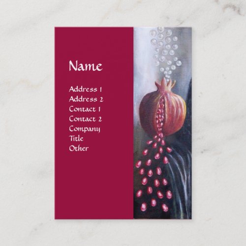 MAGDALEN red yellow grey white brown Business Card