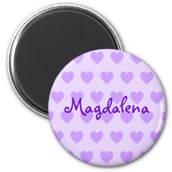 Magdalena In Purple Magnet by purplestuff at Zazzle