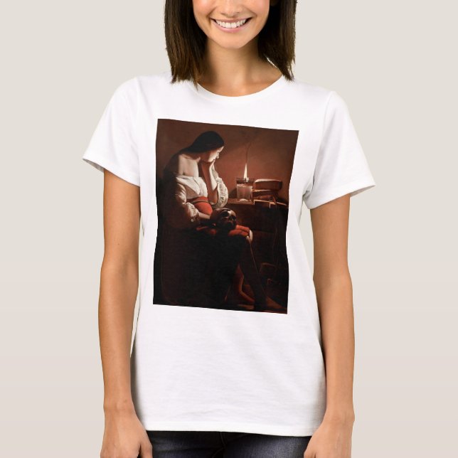 Magdalene with the Smoking Flame, La Tour T-Shirt (Front)