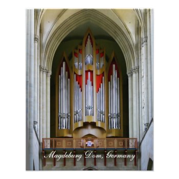 Magdeburg Cathedral Pipe Organ Photo Print by organs at Zazzle