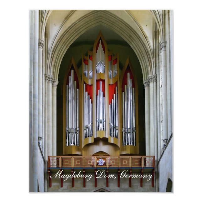 Magdeburg Cathedral pipe organ Photo Print (Front)