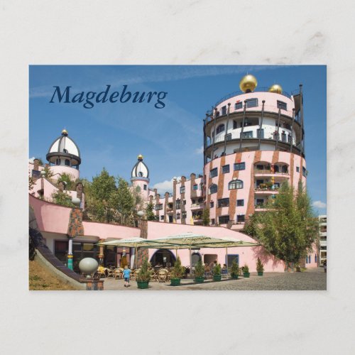 Magdeburg Grne Zitadelle Postcard